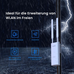 Punct de Acces Exterior Tenda OAP1200 PoE, 1167 Mbits, IP65 - Img 6