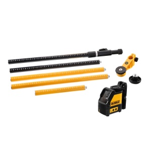 Puntal DeWalt DE0882-XJ pentru suport laser, inaltime maxima 3,4 m, rotatie 360 - Img 3