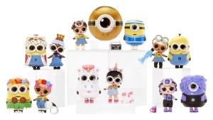 Pupa L.O.L. Surprise Loves Minions cu accesorii, 6 modele de colectie - Img 2