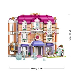 Puppenshaus LEGO Friends Grand Hotel Heartlake City 42704, 1406 piese, 6 figurine - Img 9