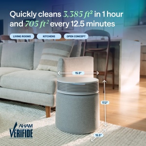 Purificator de aer Blueair 4.0 pentru camere mari, 3385 ft, HEPASilent, WiFi - Img 7