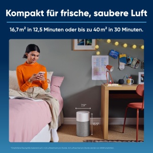 Purificator de aer Blueair Blue Pure 511 pentru spatii de pana la 38 m, silentios, cu tehnologie HEPASilent - Img 2