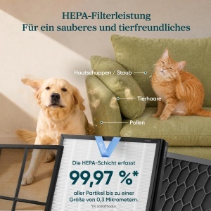 Purificator de aer Levoit Vital Pet Pro, 102 m, cu senzor PM2.5 - Img 7