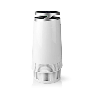 Purificator de aer Nedis cu filtru HEPA, indicator calitate aer, 1.80 m, plastic, negrualb - Img 6