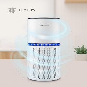 Purificator de aer Ufesa Comfort Air 2200 cu filtru HEPA cu 3 straturi si o rata de purificare a aerului CADR de 220 m3/h, acoperire <=90 m2, 4 viteze, silentios <=55 dB, cronometru 5-24 ore, alb. - Img 3