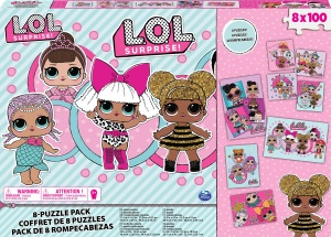 Puzzle L.O.L. Surprise 8 Piese cu Personaje Favorite, Recomandat de la 4 Ani