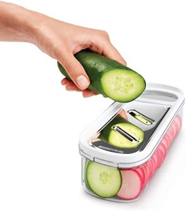 Racitor cu 3 cutite din inox Metaltex 19971010080, cu recipient si picioare antiderapante - Img 3