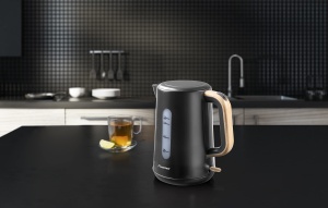 Racitor de apa Bestron AWK2200BW, 1.7L, 2200W, Negru Lemn - Img 3