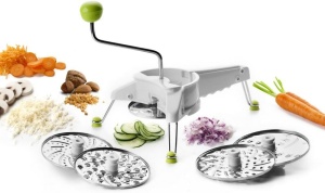 Racitor de legume Ibili Moulinette Julienne, 12cm, plastic si metal - Img 4