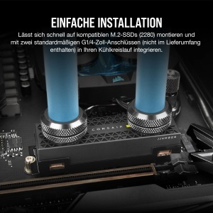 Racitor pentru SSD Corsair Hydro X Series XM2, Cupru, Negru - Img 4