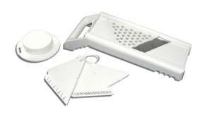 Racitor universal METALTEX cu 4 insertii, alb, cu maner de protectie