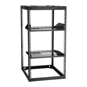 Rack Server VEVOR SPT-504-20A, 20U, 585 mm, cu 4 Posturi, pentru IT si AV