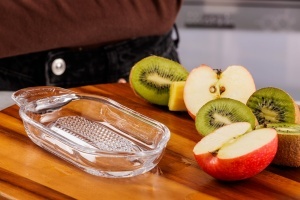 Radea din sticla KILNER cu mulda de colectare, 20 cm, transparenta - Img 8