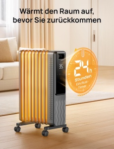 Radiator electric Dreo OH310 2000W 9 elemente telecomanda termostat reglabil - Img 7