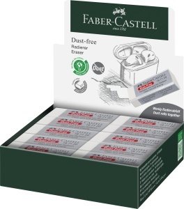 Radiera Faber-Castell Dust-Free, 20 bucati, pentru birou si scoala - Img 2