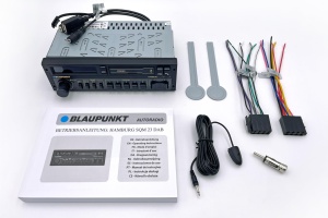 Radio auto 1-DIN Blaupunkt Hamburg SQM 23 DAB, Bluetooth, USB, 4x50W, Retro Design - Img 7