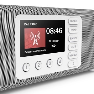 Radio digital DR2002 FMDABDAB Bluetooth stereo alb - Img 3