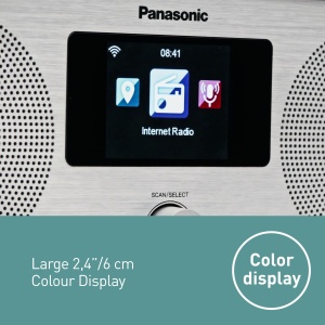 Radio digital Panasonic RF-D40EG-K cu Bluetooth, 6W, LCD 2.4 inch, Negru - Img 5