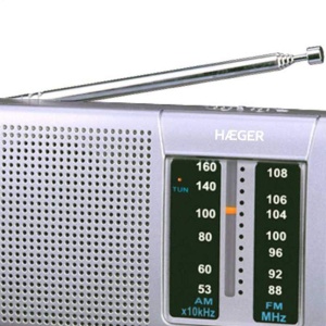 Radio portabil HAEGER GOAL AMFM cu antena telescopica de 32 cm si brat de prindere - Img 4