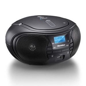 Radio portabil Karcher RR 5028D CD Player Bluetooth Negru - Img 2