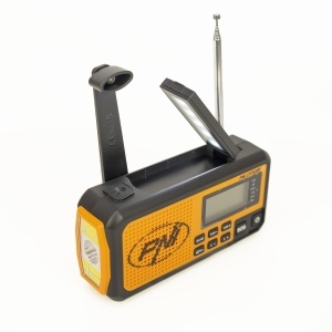 Radio portabil PNI DYN300, 4000 mAh, cu incarcare solara, flashlight, port USB, portabil - Img 5
