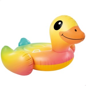 Raft de baie Intex 57556NP, Figura gonflabila, Diverse culori, 147x147 cm