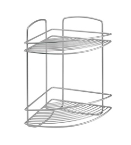 Raft de baie Metaltex Onda 2 niveluri, design modern, rezistent la umezeala