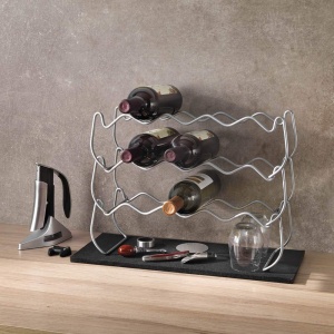 Raft pentru sticle de vin 3 piese, modular, din material de calitate - Img 4