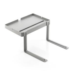 Raft universal pentru pat InnovaGoods, 3 rafturi, ajustabil, pliabil, gri
