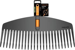 Rake pentru frunze Fiskars OneClick L, 51 cm, NegruPortocalie - Img 6