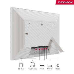 Rama foto digitala Thomson 10 inch, touchscreen HD, 32GB, alba - Img 4