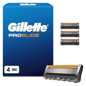 Rasierer cu lame Gillette Fusion5 Proglide, 4 lame originale, tehnologie Flexball