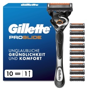 Rasierer Gillette Fusion5 Proglide pentru barbati, 5 lame, argintiunegru