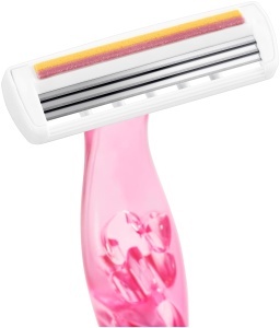 Rasierer pentru femei BIC Miss Soleil, set 8 bucati, 3 lame, culoare roz - Img 2