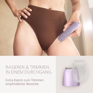 Rasitor electric pentru femei Philips Lady Shaver Series 8000, 100 min autonomie, 3 lame - Img 10