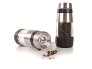 Rasnita de sare OXO Good Grips din otel inoxidabil reglabila design elegant - Img 3