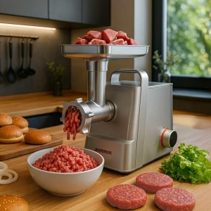 Rasnita electrica GASTROBACK DESIGN 6-in-1 Plus 6, 700W, inox, accesorii incluse - Img 2