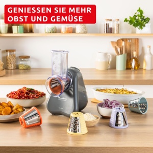 Rasnita electrica Moulinex Fresh Express DK855HE0, 5-in-1, gri - Img 6
