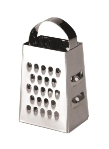 Rasnita Mini 4-fete Ibili, Inox, Argintie, 17 x 10 x 7 cm