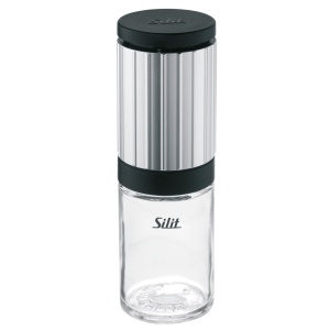 Rasnita pentru sare si piper Silit, 14 cm, din inox si sticla, cu mecanism ceramic - Img 3