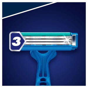 Rasoi de unica folosinta Gillette Blue 3 Simple pentru barbati, 8 bucati, cu 3 lame - Img 4