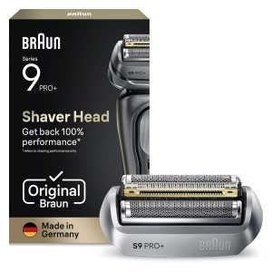 Rasoir electric Braun Series 9 PRO cu cap de ras 96M, argintiu, fabricat in Germania