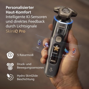 Rasoir electric Philips i9000 Prestige Ultra, 51 Bartstyler, culoare adriatica - Img 6