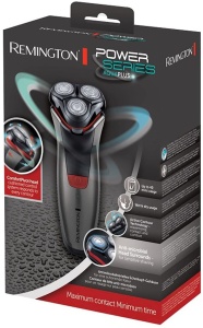 Rasoir electric Remington PR1350 Aqua Plus, rotativ, pentru utilizare umeda si uscata, rosu - Img 3