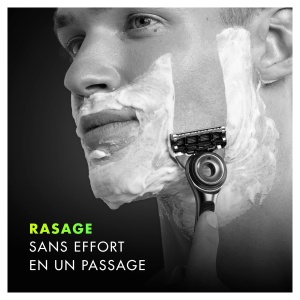 Rasoir pentru Barbati Gillette Labs cu Peeling, 1 Maner, 2 Lameli, Cutie de Transport - Img 3