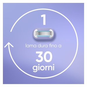 Rasoir pentru femei Gillette Venus Deluxe Smooth Swirl, 5 lame, Flexiball, umiditate - Img 4