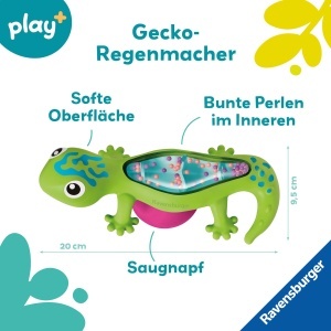 Ravensburger Play Regenmacher Gecko Instrument Muzical pentru Bebelusi cu Ventuza - Img 2