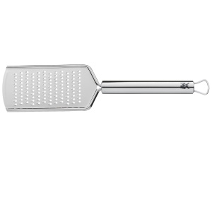 Razatoare de branza WMF Profi Plus din otel inoxidabil 25 cm, suprafata fina de gratar, razatoare de parmezan, razatoare de lamaie, otel inoxidabil Cromargan, poate fi spalat in masina de spalat vase