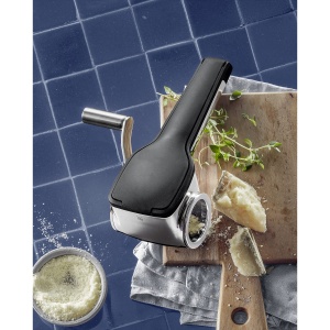 Razatoare manuala WMF Kitchen Classics din inox Cromargan pentru parmezan ciocolata si nuci potrivita pentru stangaci si dreptaci - Img 2