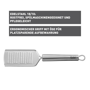 Razatoare pentru branza Silit Classic Line, 25 cm, din otel inoxidabil, spalabila in masina - Img 2